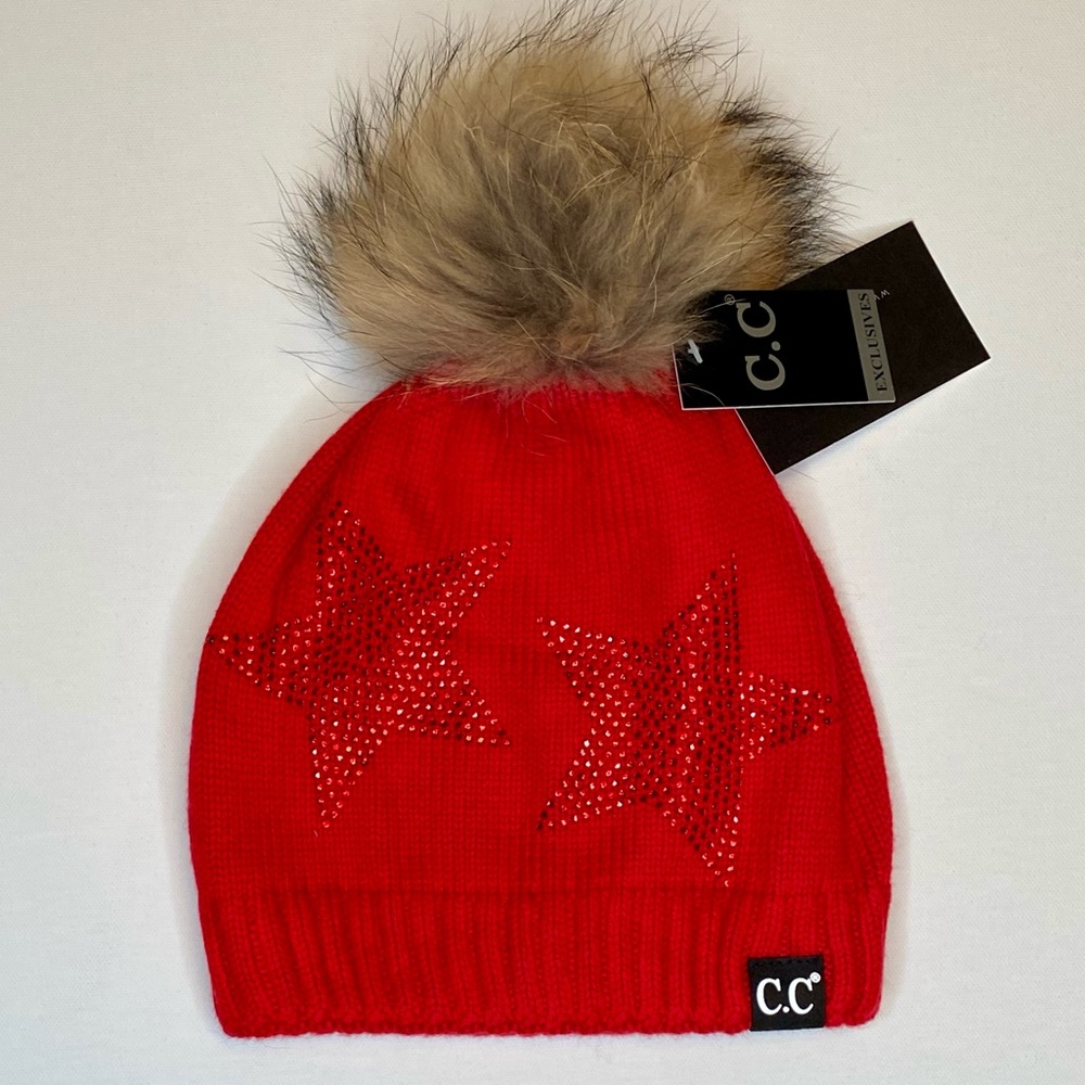 NWT - C.C Beanie Red